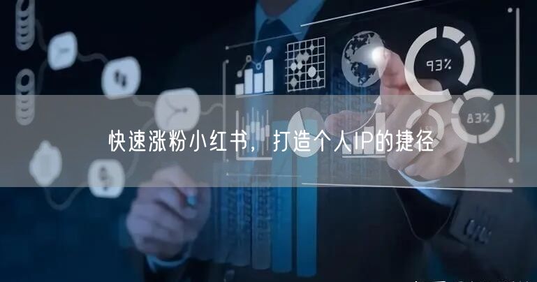 快速涨粉小红书，打造个人IP的捷径